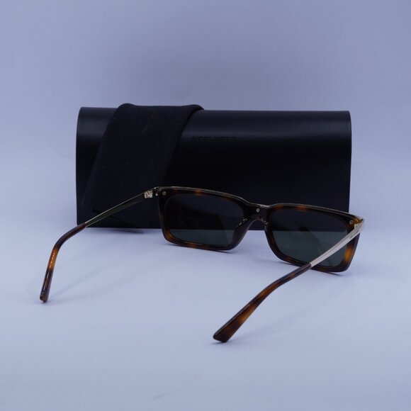 Saint Laurent SL 766 004 Rectangle Sunglasses - Havana/Gold/Grey - Picture 11 of 11